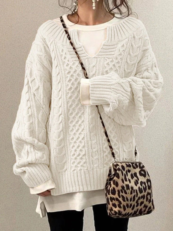 Ava - Casual Knitted Sweater for Women