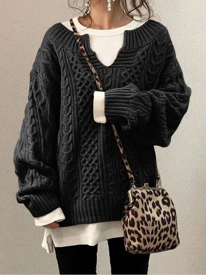 Ava - Casual Knitted Sweater for Women