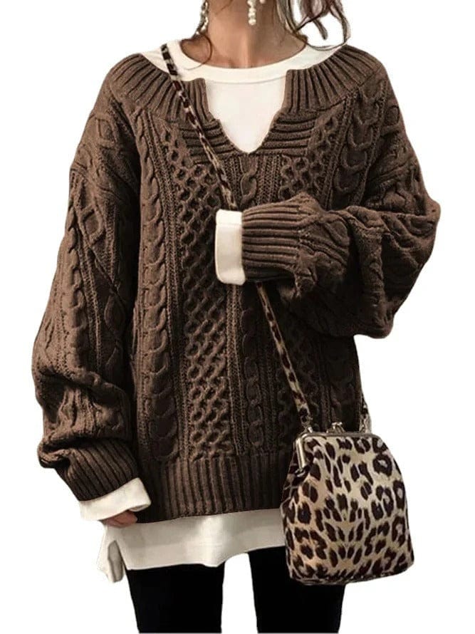 Ava - Casual Knitted Sweater for Women