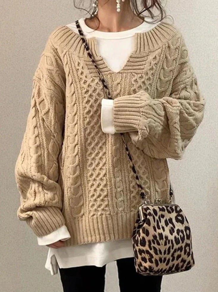 Ava - Casual Knitted Sweater for Women