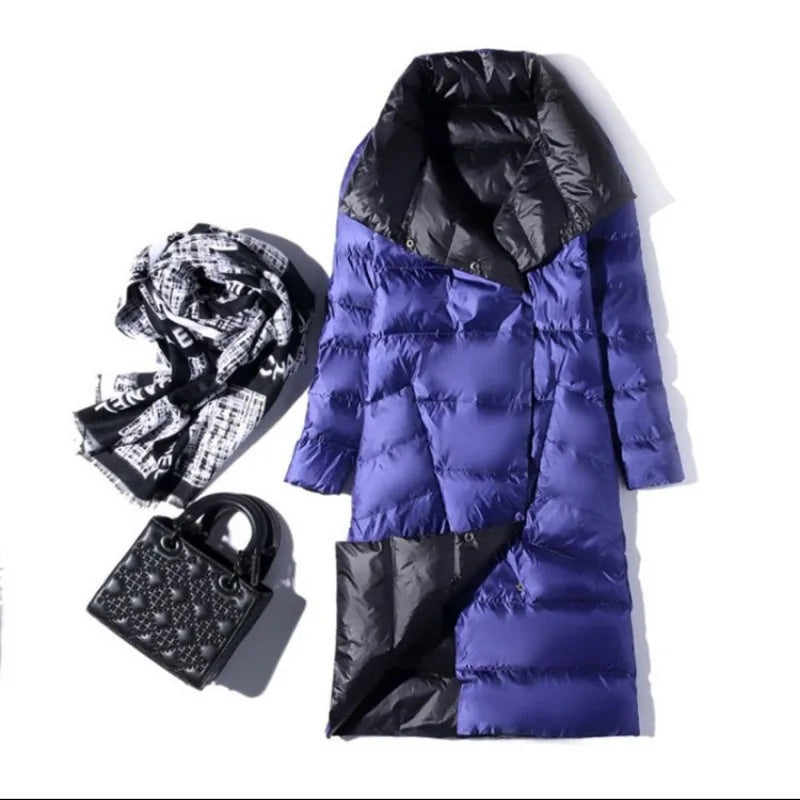 Quilted Reversible Women's Winter Coat