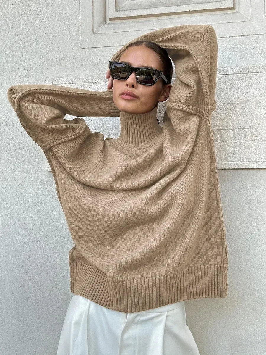 Aliyah | Knitted Turtleneck Sweater for Women