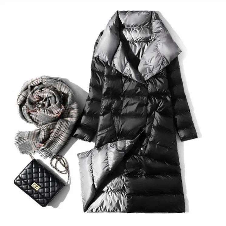 Quilted Reversible Women's Winter Coat