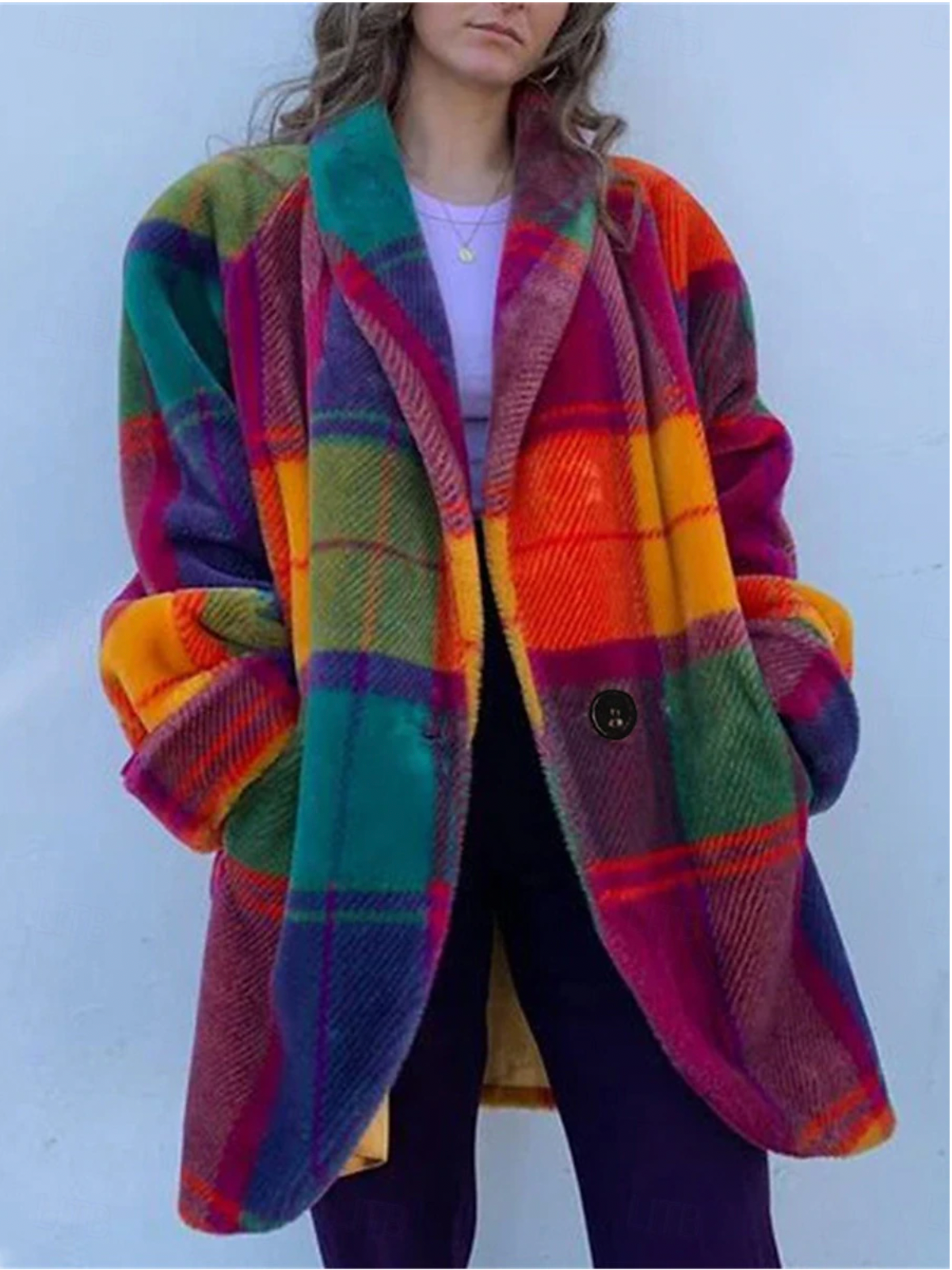 Stylish Colored Women's Winter Coat