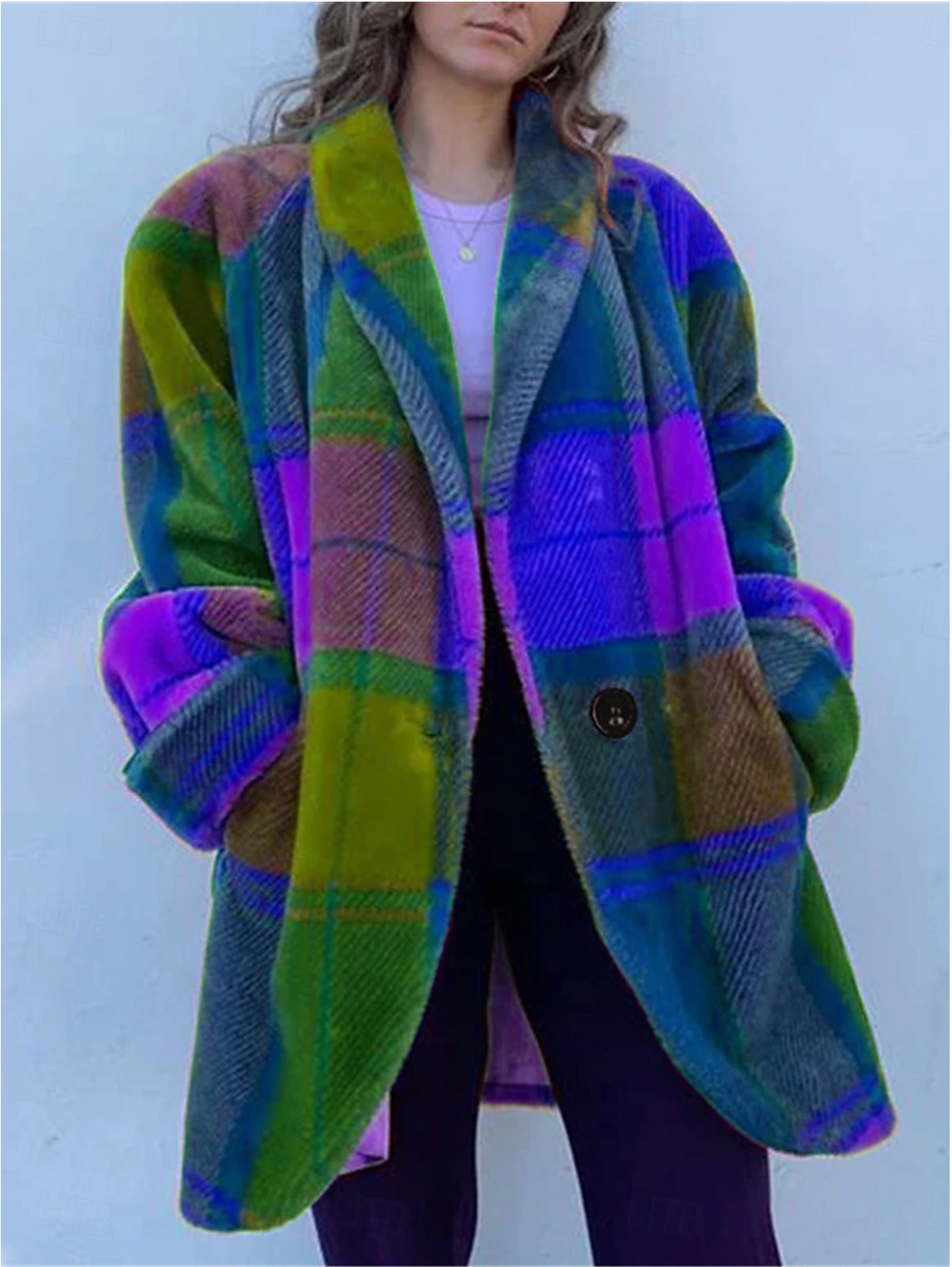 Stylish Colored Women's Winter Coat