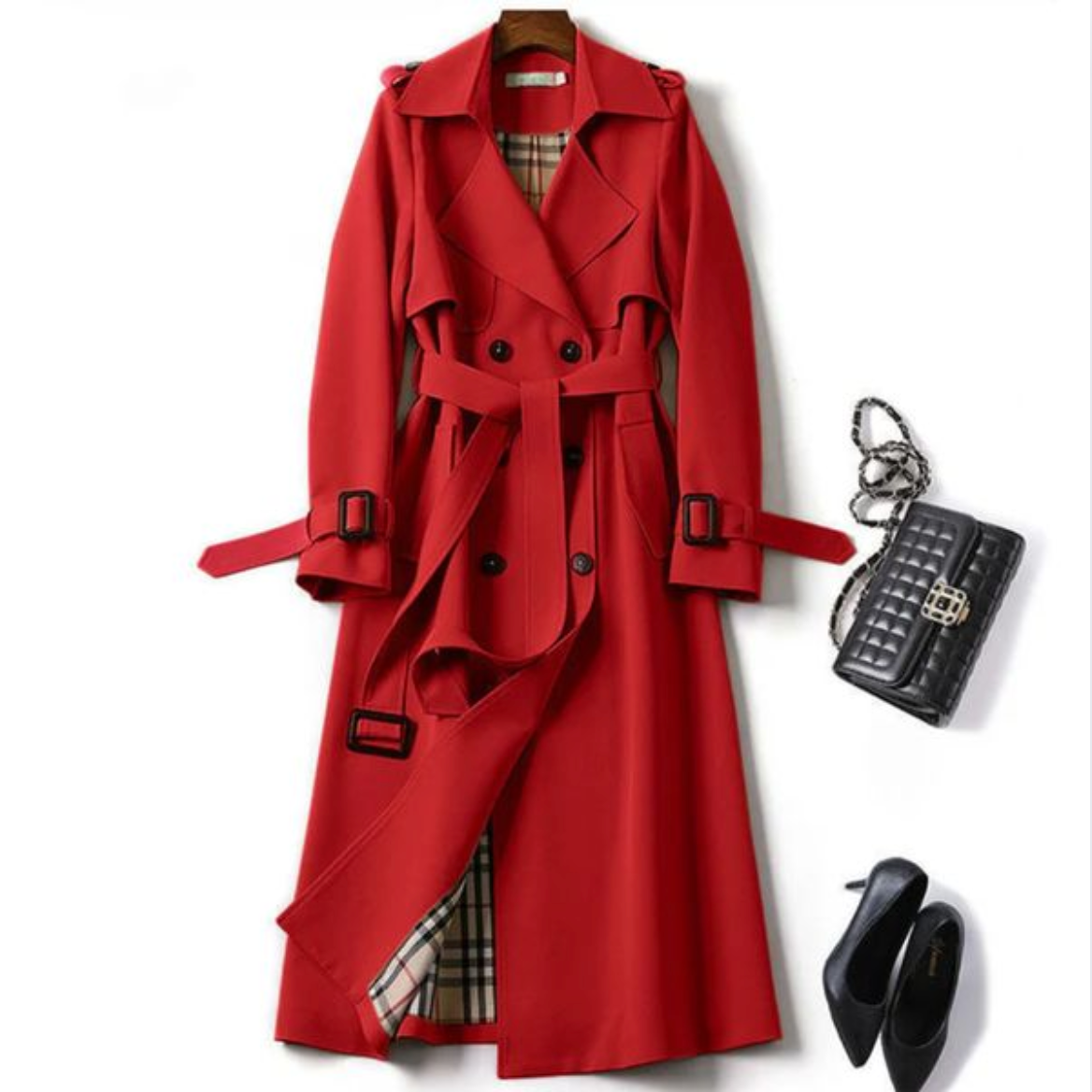 Zara - Long Trench Coat for Women