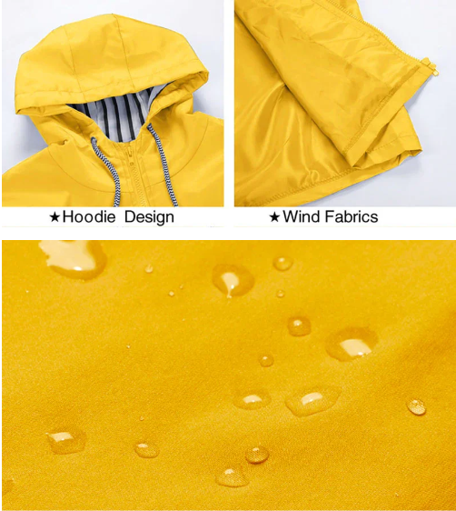 Casie - Casual Windproof Rain Jacket for Women