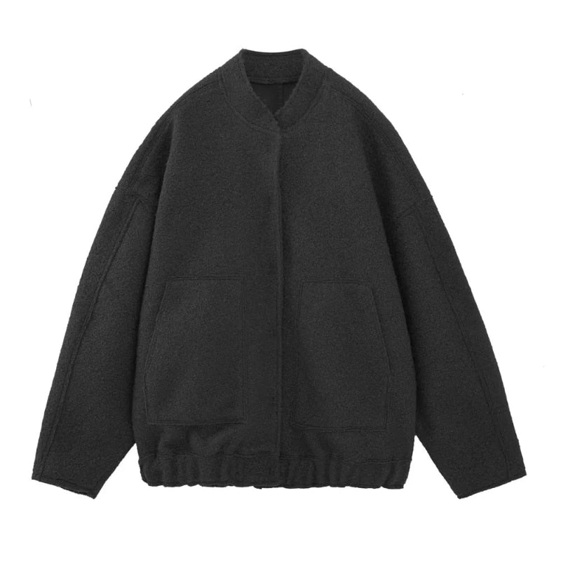 Women's Elegant Wool Winter Coat | Genevra