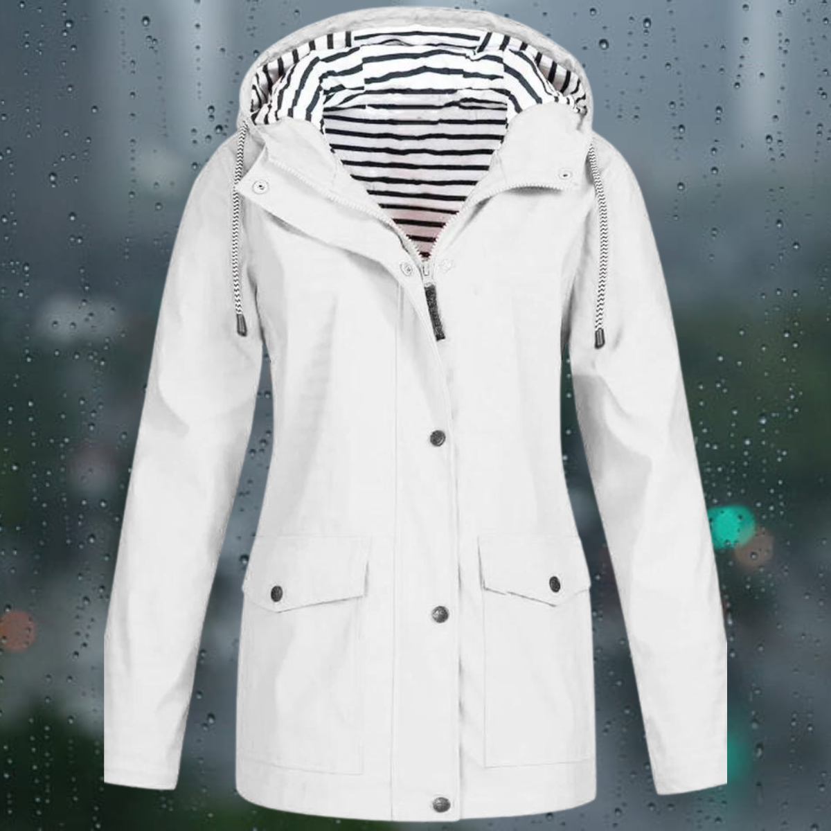 Casie - Casual Windproof Rain Jacket for Women