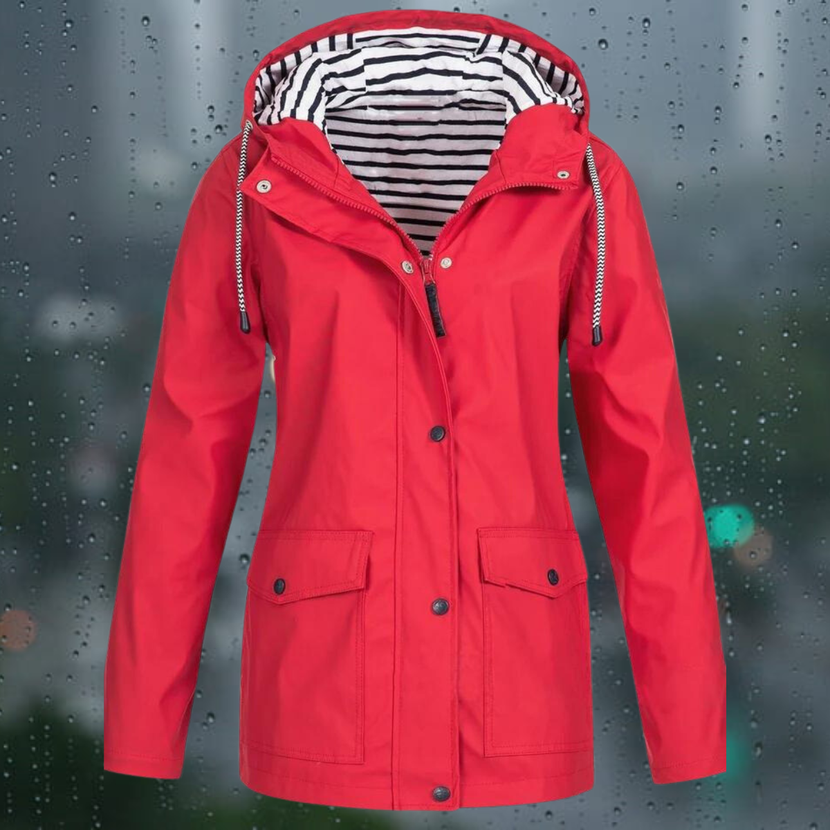 Casie - Casual Windproof Rain Jacket for Women