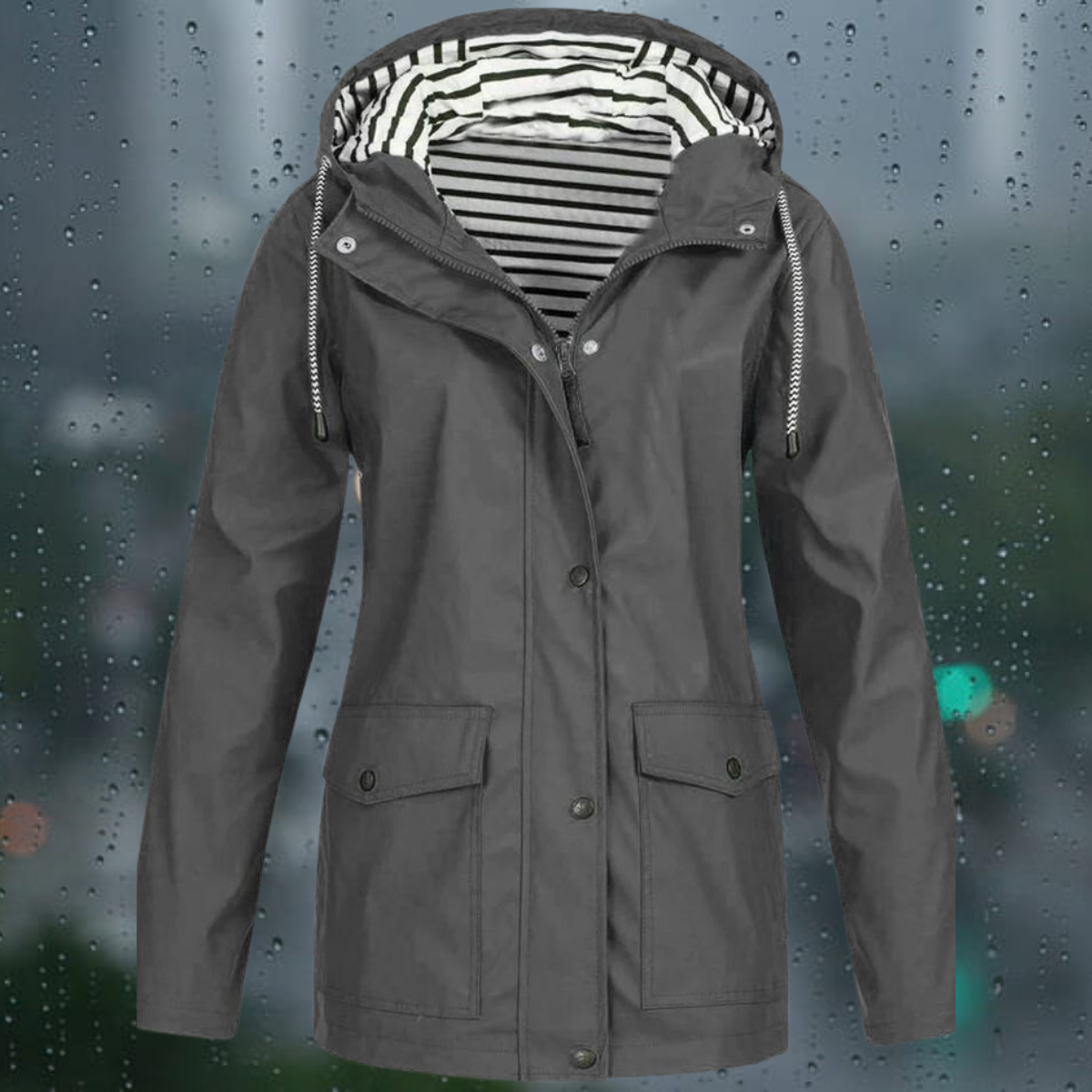 Casie - Casual Windproof Rain Jacket for Women