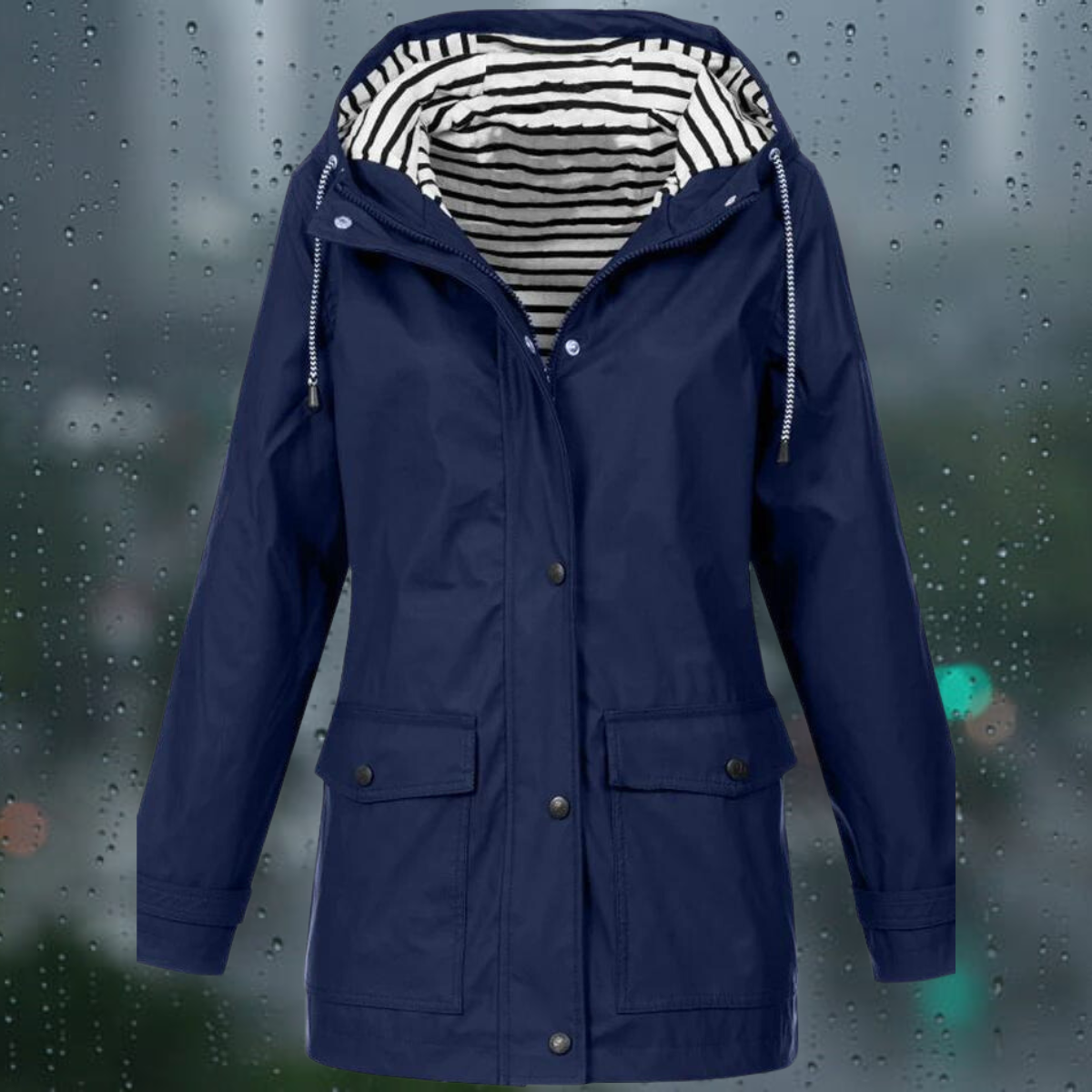 Casie - Casual Windproof Rain Jacket for Women