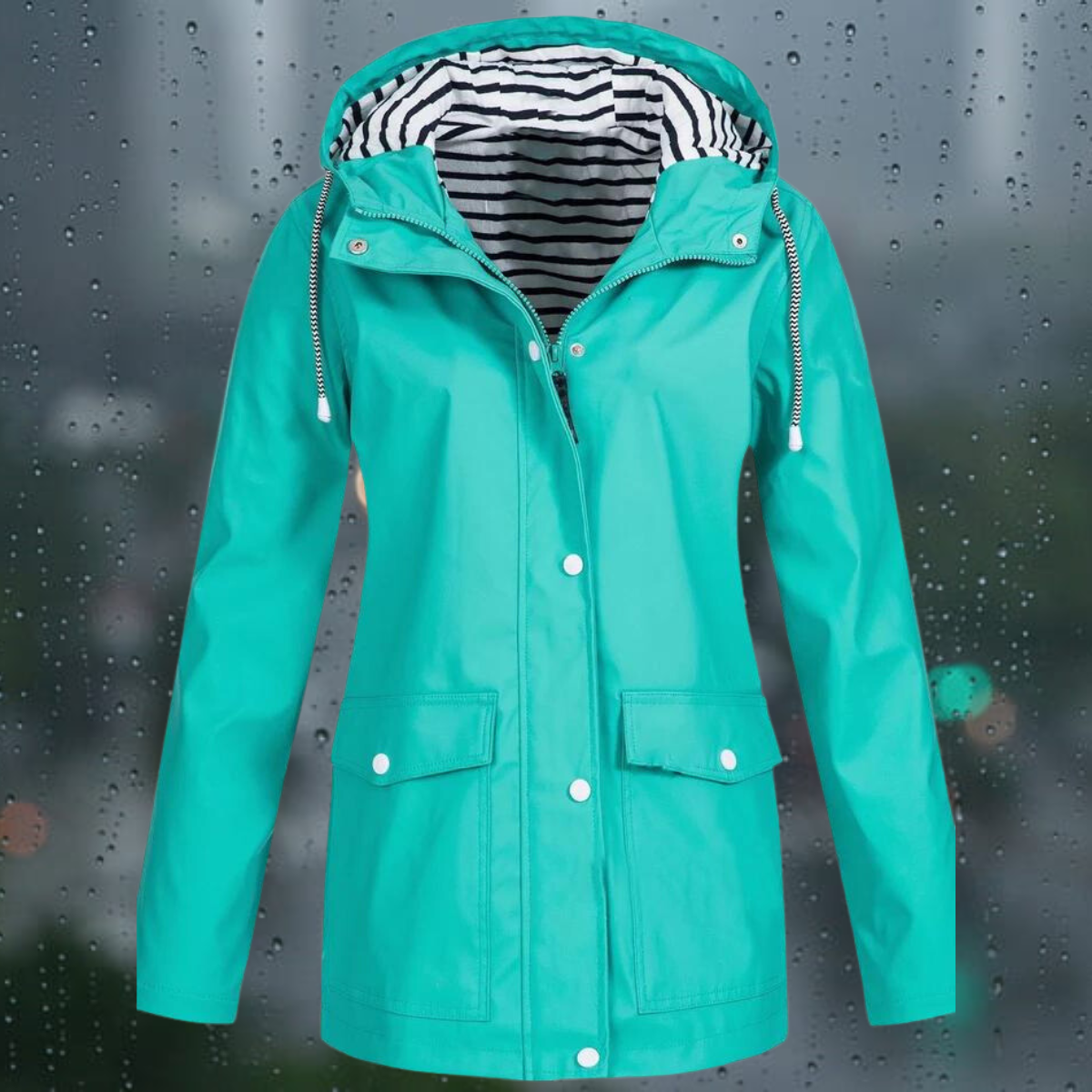 Casie - Casual Windproof Rain Jacket for Women