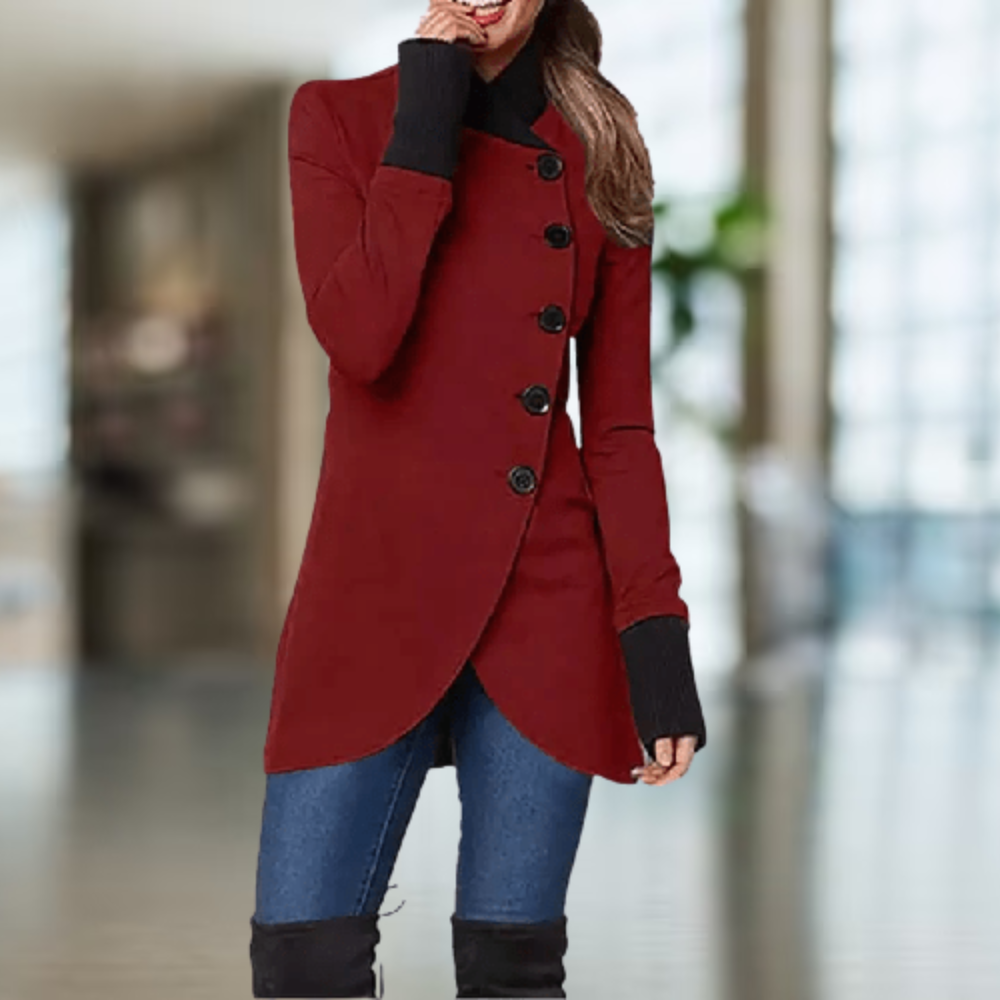 Yasmine - Jacket with Stand-Up Collar for Women