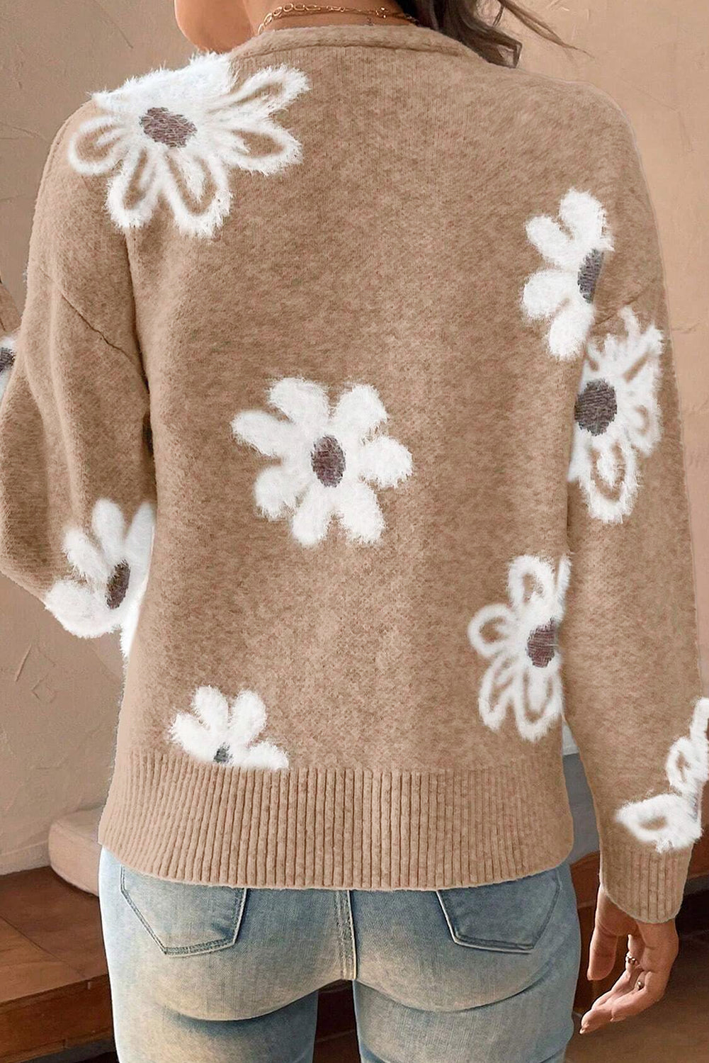 Julia – Cardigan with Floral Pattern