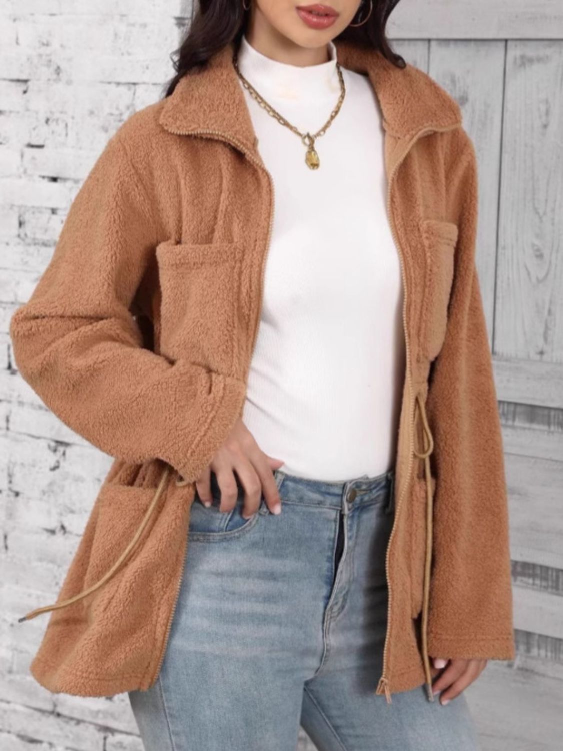 Stylish Teddy Women's Coat