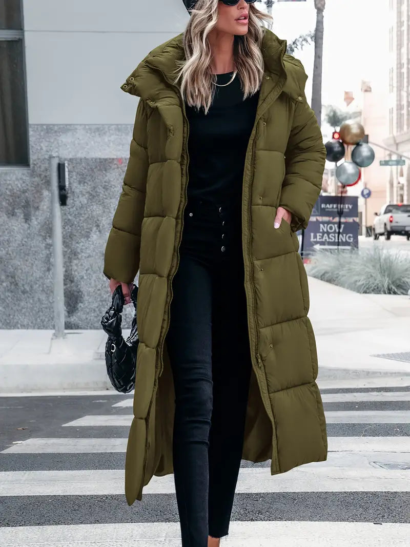 Stylish Long Ladies' Winter Coat