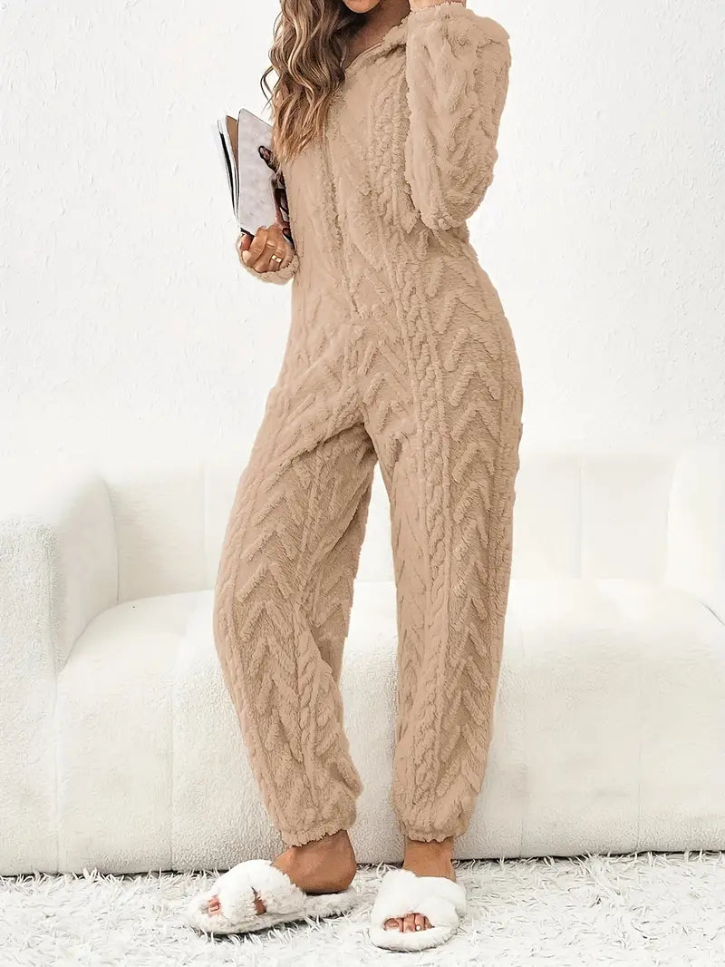 Teddy Jumpsuit - Warm & Comfortable