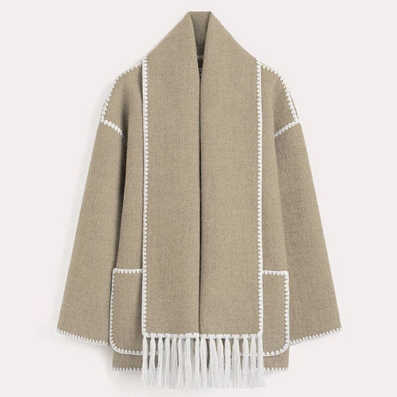 Liviana - Casual Scarf Coat for Women | Timeless Style