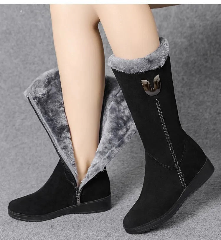 Emilia - The Most Comfortable Warm Winter Boots with High Fur