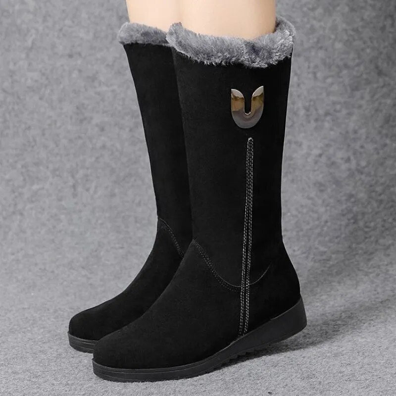 Emilia - The Most Comfortable Warm Winter Boots with High Fur