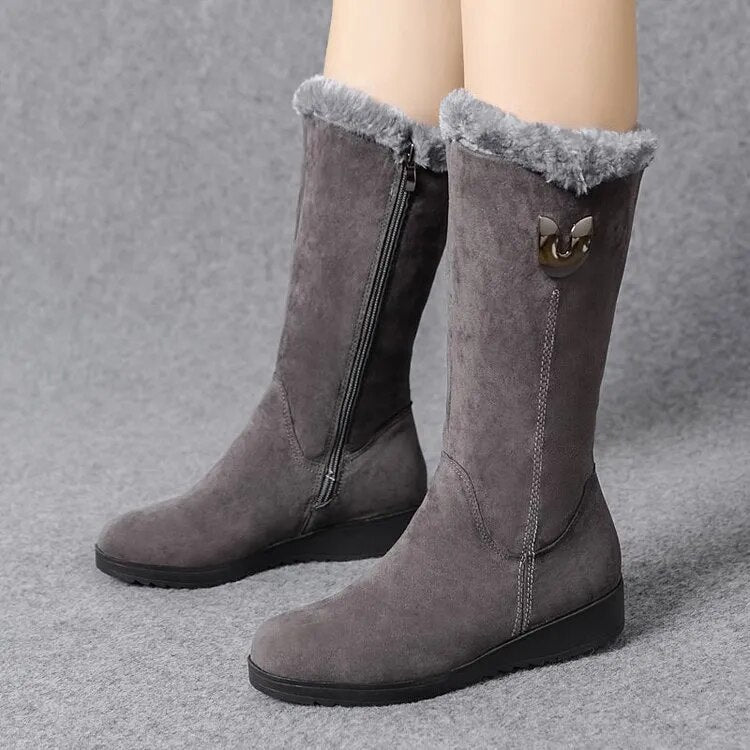 Emilia - The Most Comfortable Warm Winter Boots with High Fur